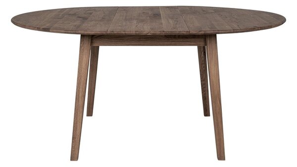 Tölgyfa kerek bővíthető étkezőasztal ø 118 cm Metz – House Nordic