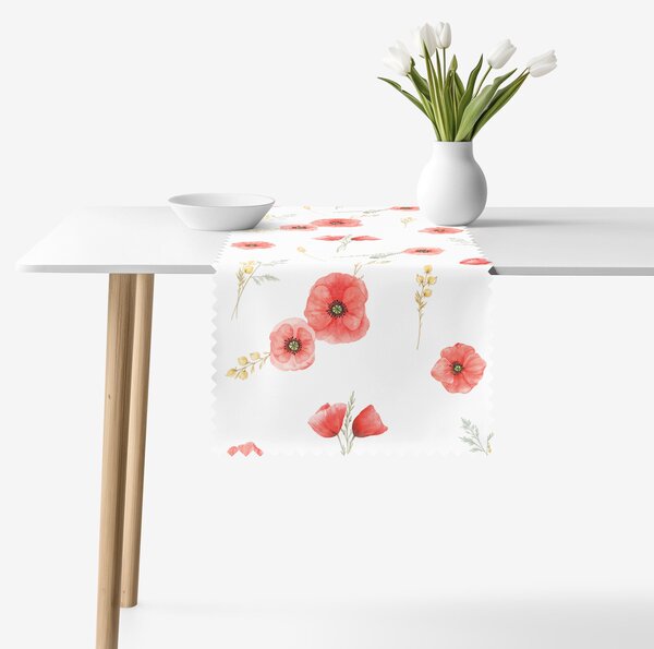 Goldea teflonbevonatú asztali futó - pipacsok 50x120 cm | FAVI.hu