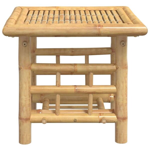 VidaXL bambusz kisasztal 45 x 45 x 45 cm