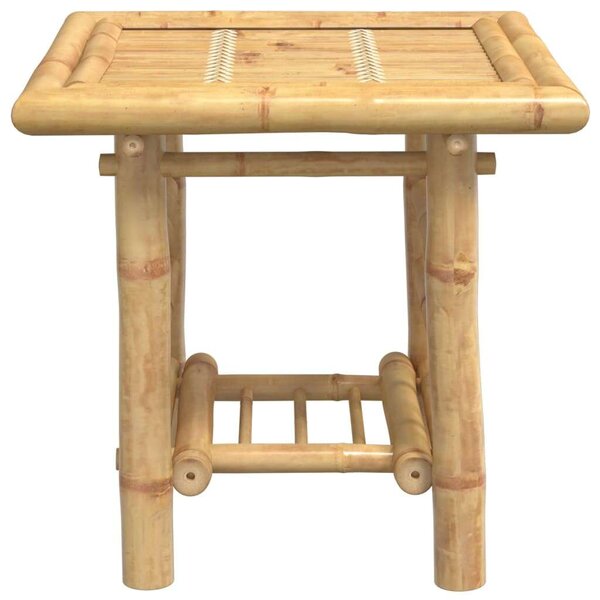VidaXL bambusz kisasztal 45 x 45 x 45 cm