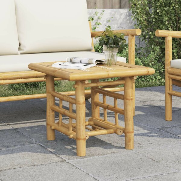 VidaXL bambusz kisasztal 45 x 45 x 45 cm