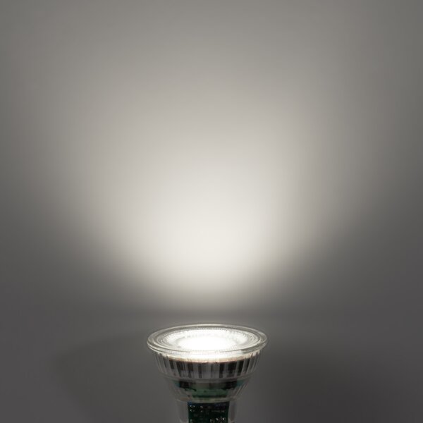 5 darabos GU10 50 mm-es dimmelhető LED izzókészlet, átlátszó, 2,5 W, 450 lm, 6500 K