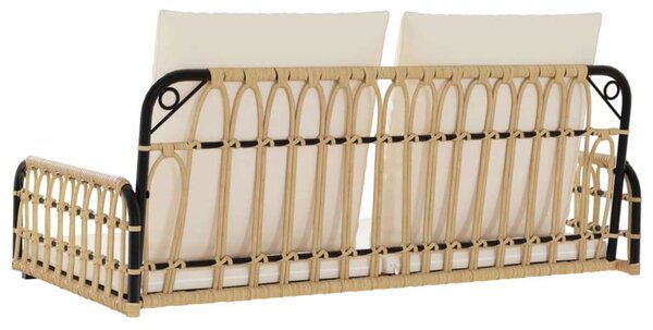 VidaXL Függőágy Hintapad - Polirattan és Acél - 105x58x38 cm
