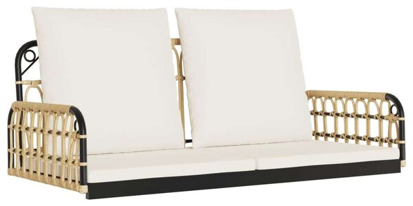 VidaXL Függőágy Hintapad - Polirattan és Acél - 105x58x38 cm