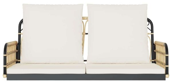VidaXL Függőágy Hintapad - Polirattan és Acél - 105x58x38 cm