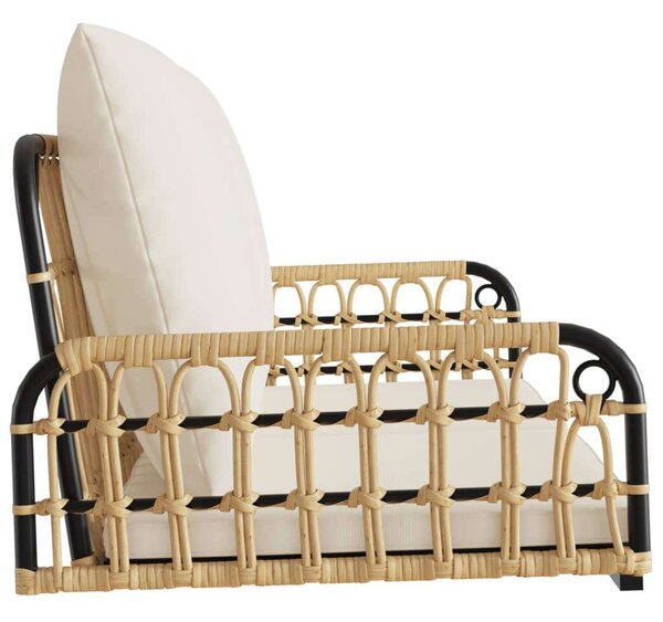 VidaXL Függőágy Hintapad - Polirattan és Acél - 105x58x38 cm