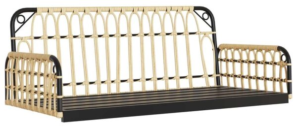 VidaXL Függőágy Hintapad - Polirattan és Acél - 105x58x38 cm