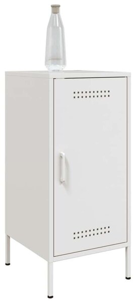 VidaXL Fém Tárolószekrény Szett - 2 db - Fehér - 36x39x79cm