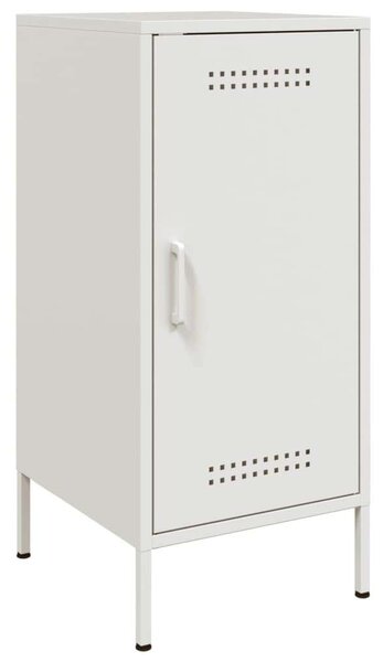 VidaXL Fém Tárolószekrény Szett - 2 db - Fehér - 36x39x79cm