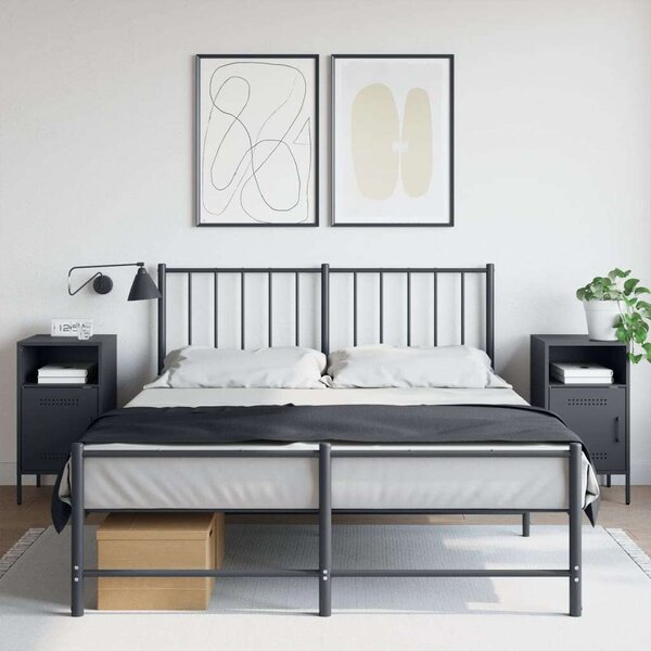 VidaXL Fém Éjjeliszekrény (2 db) - Antracit - 36x39x68 cm