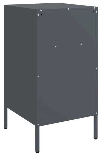 VidaXL Fém Éjjeliszekrény (2 db) - Antracit - 36x39x68 cm
