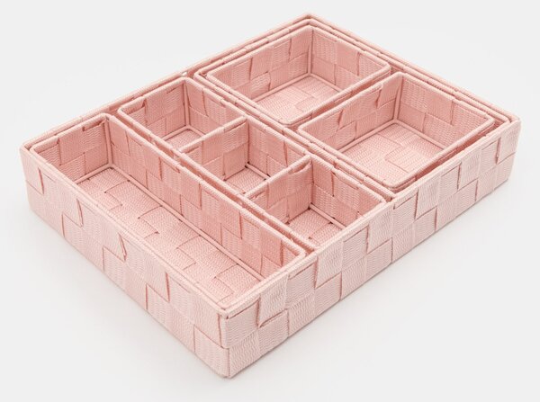 Sinsay - Tárolódoboz készlet 6 pack - pasztellpink
