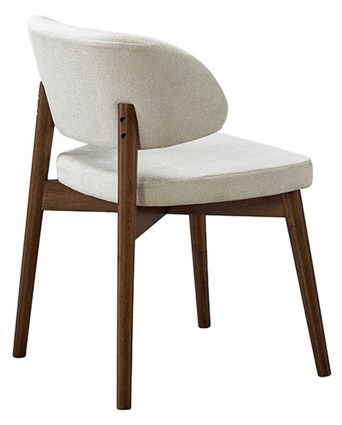 Asztal és szék szett, 7 darabos, Eleganza-Siena, dió, 180x99x75.8 cm