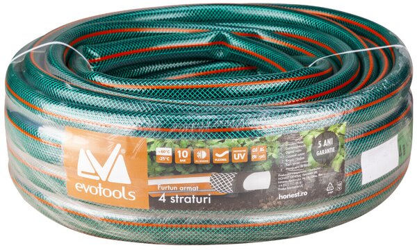 Evotools kerti tömlő, 1/2", megerősített, 50 m