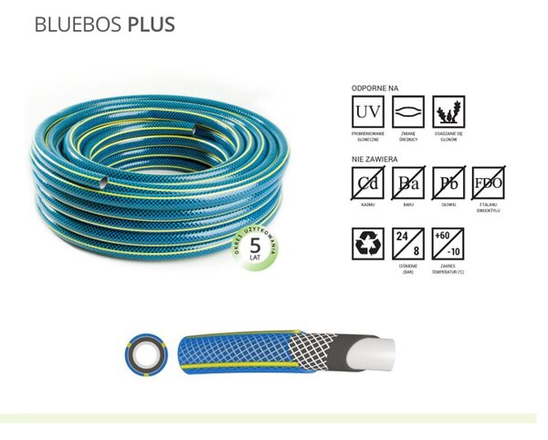 Evotools kerti tömlő, 1/2", megerősített, 50 m
