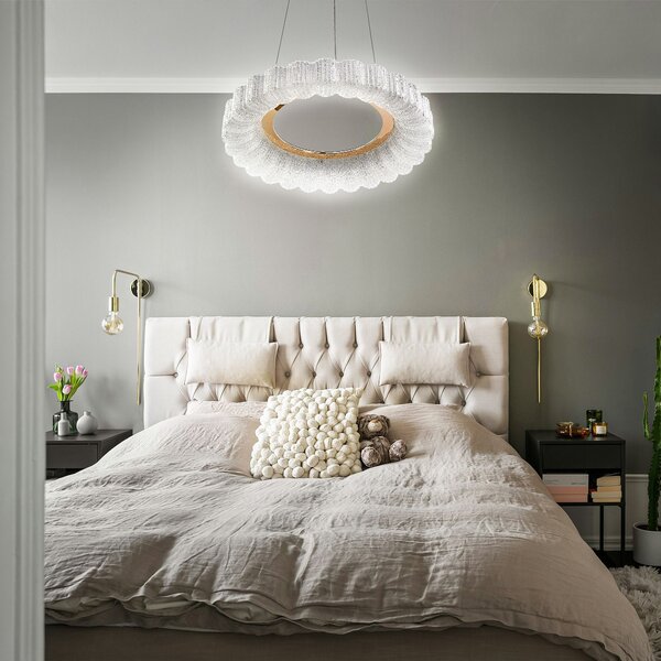 Toolight Toolight, LED mennyezeti lámpa 40cm, 24W, 4000K, 2500lm, MS018-CP, rozéarany, OSW-09630