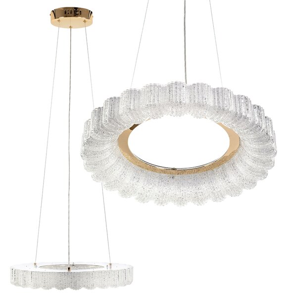 Toolight Toolight, LED mennyezeti lámpa 40cm, 24W, 4000K, 2500lm, MS018-CP, rozéarany, OSW-09630