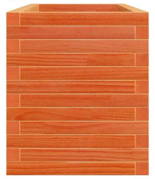 VidaXL Fenyőfa Virágláda - Viaszbarna - 110x40x46 cm