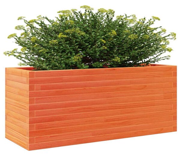 VidaXL Fenyőfa Virágláda - Viaszbarna - 110x40x46 cm