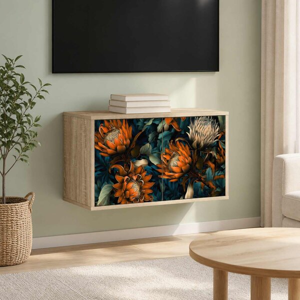 Falsítható TV Szekrény LOCHEM 69 x 33 x 40 cm Sonoma Tölgy