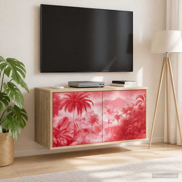 Falsítható TV Szekrény AACHEN 69 x 33 x 40 cm Sonoma Tölgy