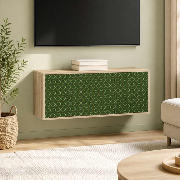 Falsítható TV Szekrény GELEEN 102 x 33 x 40 cm Sonoma Tölgy