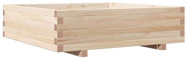 VidaXL Tömörfenyő Virágláda - 90x90 cm
