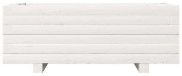 VidaXL Virágláda - Fehér Fenyőfa - 70x40x26,5 cm