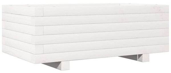 VidaXL Virágláda - Fehér Fenyőfa - 70x40x26,5 cm