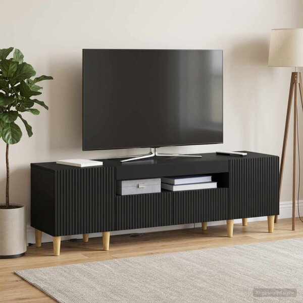 LED TV szekrény ARNHEM 153 x 35 x 43 cm Fekete Szerelt Fa
