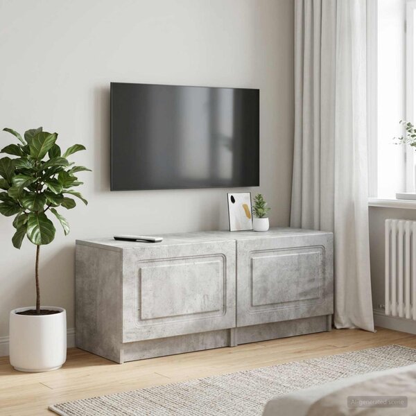 TV szekrény Betonszürke Szerelt Fa