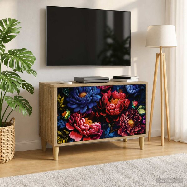 TV szekrény KIEL 69 x 33 x 50 cm Sonoma Szerelt Fa