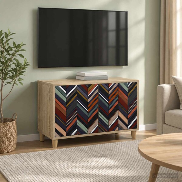 TV szekrény OMMEN 69 x 33 x 50 cm Sonoma Szerelt Fa
