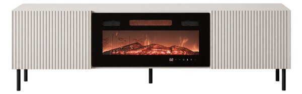 TV-állvány Studium, Közepes sűrűségű farostlemez, Laminált forgácslap, 53x181x42cm, Kasmír