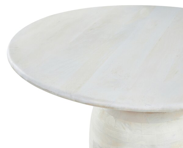 Étkezőasztal MURTLE Fehér 110 cm 110 cm Mangófa