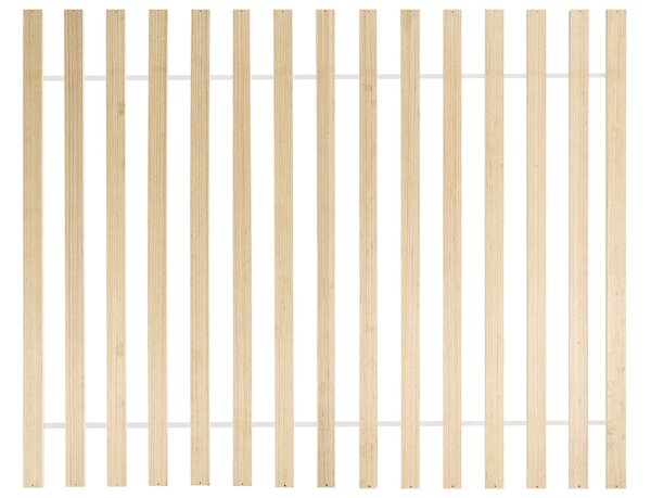 Fejtámla nélküli ágy Fenyő TALAIRAN 180 x 200 cm Világosbarna