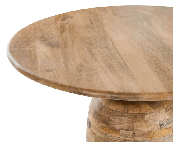Étkezőasztal MURTLE Világosbarna 110 cm 110 cm Mangófa