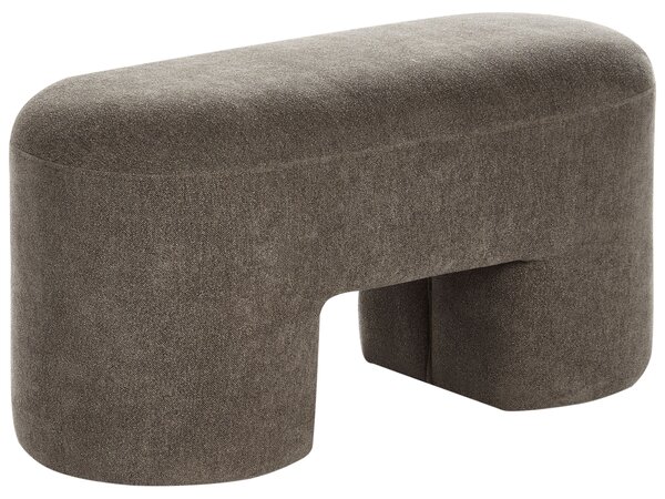 Kárpitozott pad DECORAH Buklé Barna