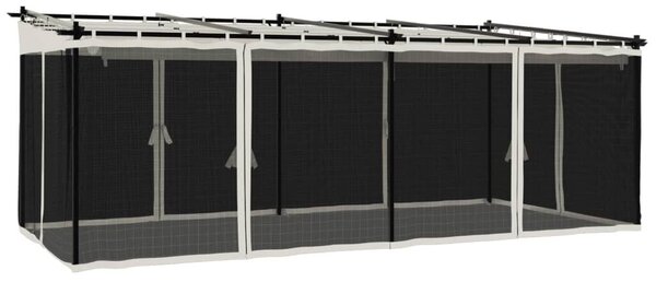 VidaXL Kerti Pavilon - Hálós Oldalakkal - 6x3m