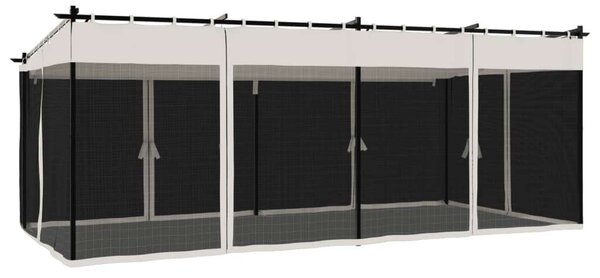 VidaXL Kerti Pavilon - Hálós Oldalakkal - 6x3m