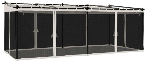 VidaXL Kerti Pavilon - Hálós Oldalakkal - 6x3m
