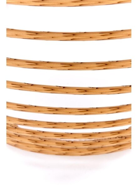 Barrel kerti asztal, rattan
