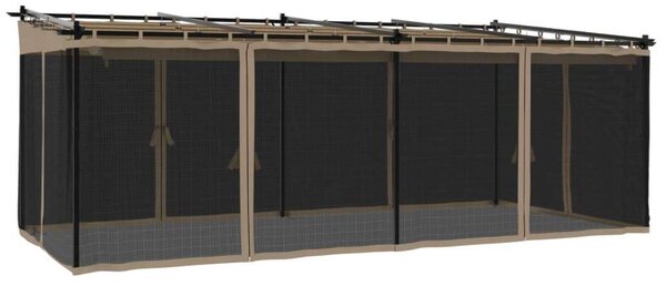 Vidaxl Kerti Pavilon - Acél, 6x3m