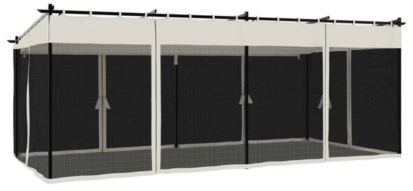 VidaXL Kerti Pavilon - Hálós Oldalakkal - 6x3m