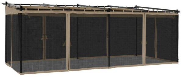Vidaxl Kerti Pavilon - Acél, 6x3m