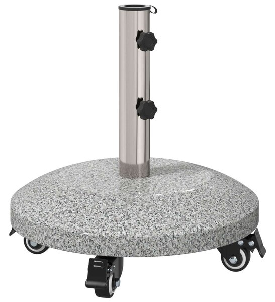 Granite ernyőtartó kerekekkel 4-5 cm átmérőjű oszlophoz 27.2 kg
