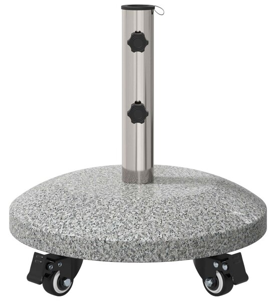 Granite ernyőtartó kerekekkel 4-5 cm átmérőjű oszlophoz 27.2 kg