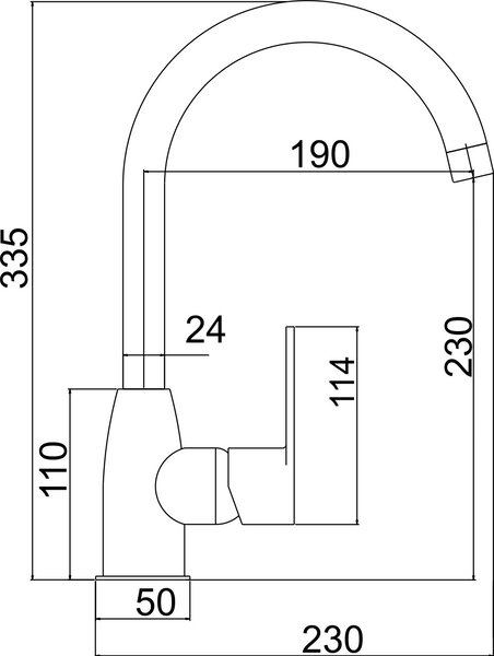 Novaservis Titania Fresh Sink mixer 1, Sand, 96713-GRS