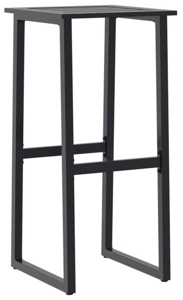 VidaXL 4 db fekete porszórt acél bárszék 38 x 38 x 80 cm
