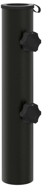 Napernyő Alap Cső 0.6 kg Fekete Vas for 40-50 mm Pole